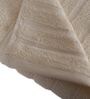 Beige Solid 450 GSM Cotton Bath Towel