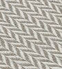 Beige Zig Zag Cotton 70x50 Inches Sofa Throw