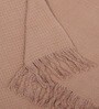 Beige Cotton 54x66 Inches Sofa Throw