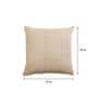 Beige Geometric Cotton 16 x 16 Inches Cushion Covers (Set of 2)