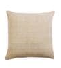 Beige Geometric Cotton 16 x 16 Inches Cushion Covers (Set of 2)