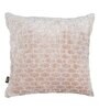 Beige Textured Cotton 16 x 16 Inches Cushion Cover (Set of 2)