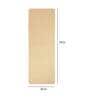 Beige Cotton 79 x 26 Inches Machine Made Floor Runner