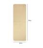 Beige Cotton 79 x 26 Inches Machine Made Floor Runner