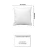 Beige Cotton and Satin Solid 16x16 inches Cushion Covers (Set of 3)