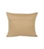 Beige Cotton and Satin Solid 16x16 inches Cushion Covers (Set of 3)