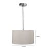 Balsam Beige Cotton Hanging Light