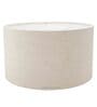 Mountwill Beige Cotton Fabric Solid Lampshade