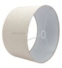 Potenza Beige Cotton Fabric Solid Lampshade