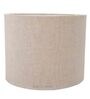 Romonov Beige Cotton Fabric Solid Lampshade