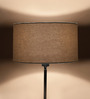Mountwill Beige Cotton Fabric Solid Lampshade