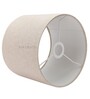 Romonov Beige Cotton Fabric Solid Lampshade