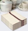 Beige Cotton Cleaning Cloths (Pack of 6)