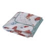 Beige Cotton Floral 150 GSM Single Bed AC Room Blanket Dohar