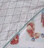 Beige Cotton Floral 150 GSM Single Bed AC Room Blanket Dohar