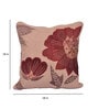 Brown Floral Cotton 18 X 18 Inches Cushion Covers (Set Of 2)