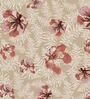 Poinciana (70x13) Beige & Red Cotton Table Runner