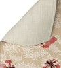 Poinciana (70x13) Beige & Red Cotton Table Runner