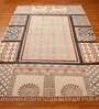 Beige Cotton Persian 3x2 Hand Woven Dhurrie