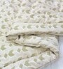 Beige Cotton Blend Geometric 150 GSM Double Comforter