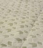 Beige Cotton Blend Geometric 150 GSM Double Comforter