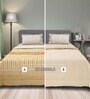 Beige Cotton 150 Mild Winter Single Bed Comforter