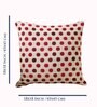 Beige Cotton Geometric 18x18 inches Cushion Covers (Set of 2)
