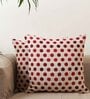 Beige Cotton Geometric 18x18 inches Cushion Covers (Set of 5)