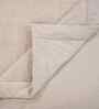 Beige Cotton Geometric Print 110 GSM Double Bed Quilt