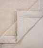 Beige Cotton Geometric Print 110 GSM Single Bed Quilt