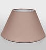 Peony Beige Cottan Fabric Solid Lampshade