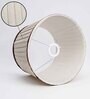 Soomin Beige Fabric Pleated Lampshade