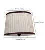 Klimt Beige Fabric Pleated Lampshade