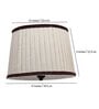 Lense Beige Fabric Pleated Lampshade
