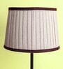 Lense Beige Fabric Pleated Lampshade