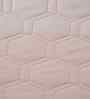 Beige Cotton Polyester Solid 100 GSM Single Bed Quilt