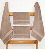 Beige Cotton Solid  500 GSM Bath & Hand Towels Pack of 4 (2 Bath 2 Hand)