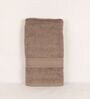 Beige Cotton Solid  500 GSM Bath Towel (1Pc)