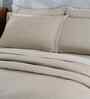 Beige Cotton Solid 120 GSM Single Bed Quilt