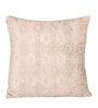 Beige Traditional Cotton 14 x 14 Inch Cushion Cover