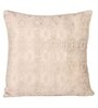 Beige Traditional Cotton 16 x 16 Inches Cushion Cover
