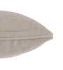 Beige Cotton Solid 18x18 inches Square Cushion Cover