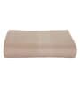 Beige Cotton Solid 215 GSM Bath Towel