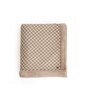 Beige Cotton Zig Zag 250 Gsm Single Bed Blanket