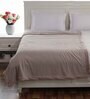 Beige Cotton Zig Zag 250 Gsm Single Bed Blanket