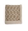 Beige Cotton Abstract 250 Gsm Single Kids Blanket