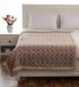 Beige Cotton Abstract 250 Gsm Single Kids Blanket