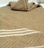 Beige Cotton Solid 500 GSM Bath Towel (1 Pc)