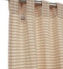 Beige Cotton Solid 5ft Blackout Rod Pocket Window Curtain (1 Pc)