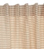 Beige Cotton Solid 5ft Blackout Rod Pocket Window Curtain (1 Pc)